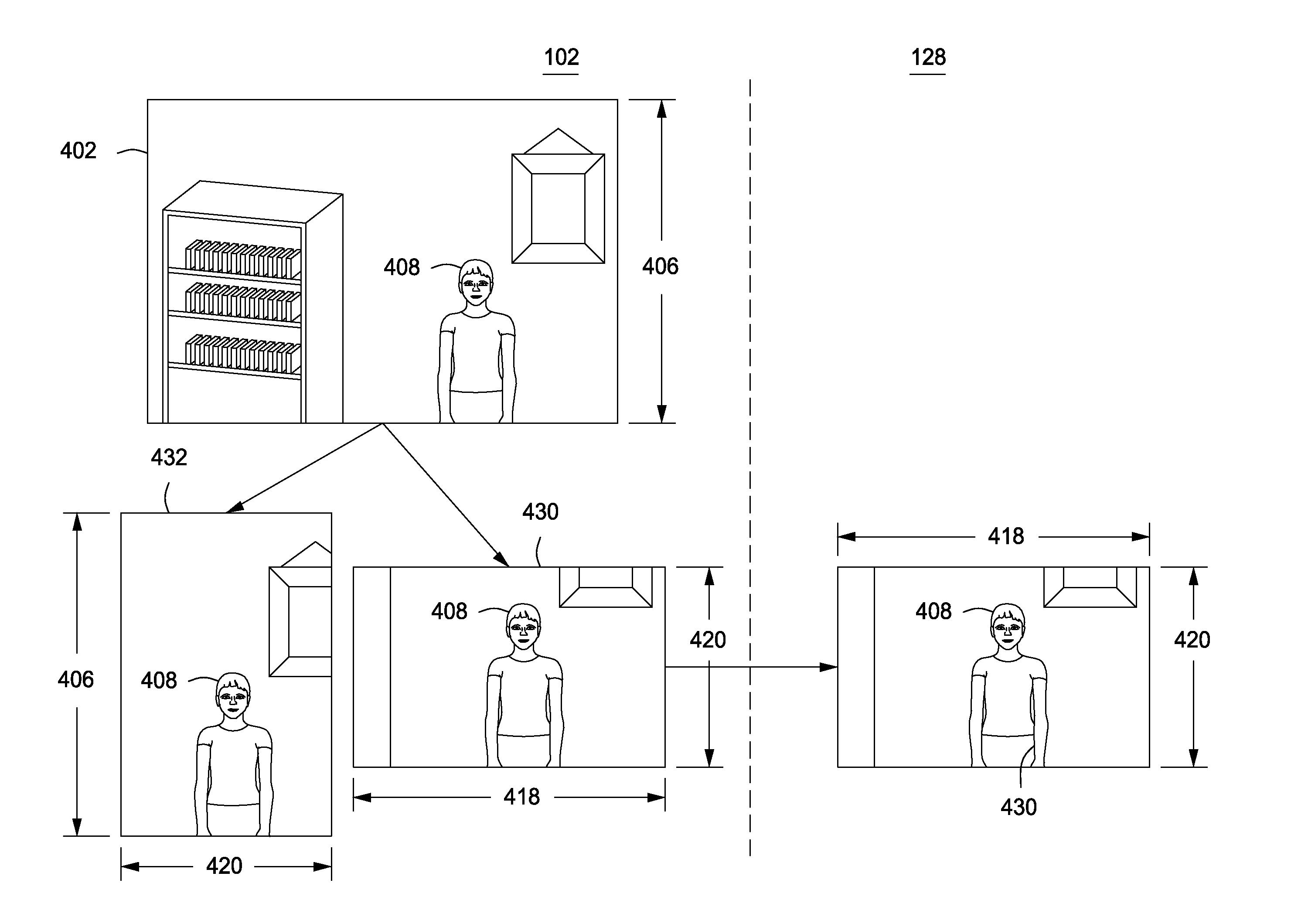 Method and apparatus for dynamically adjusting aspect ratio of images during a video call