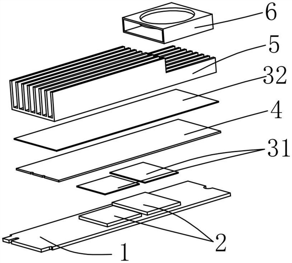 Heat dissipation device provided with heat dissipation fan and used for electrical device