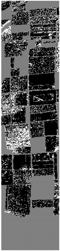 Multi-spectrum data supervised classification method based on relevant linear information entropy