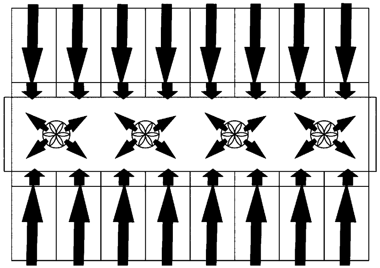 Heat pipe backboard type data center