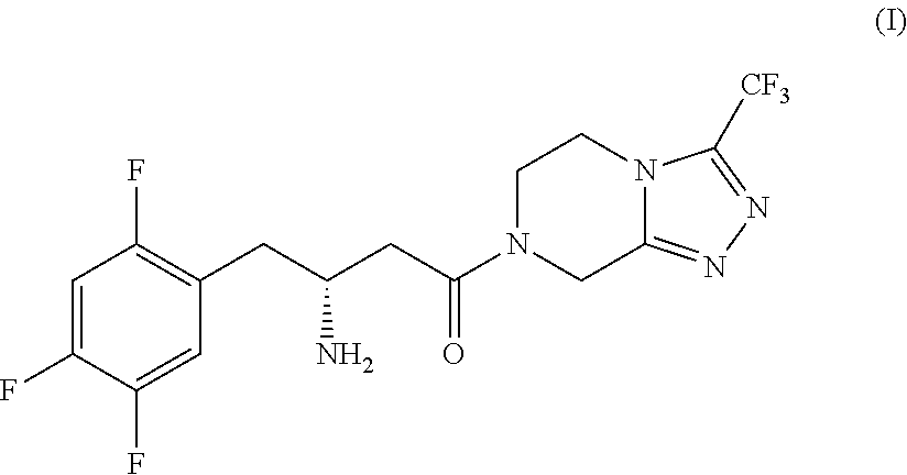 Process for the production of sitagliptin