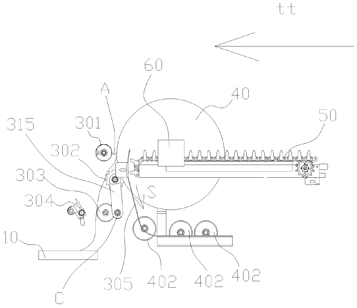 Robot for automatically cutting noodle rolls and noodle sheets as well as method for automatically cutting noodle rolls and noodle sheets