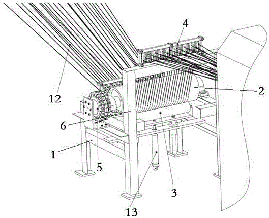 Cable conductor twisting tension controlling and positioning device