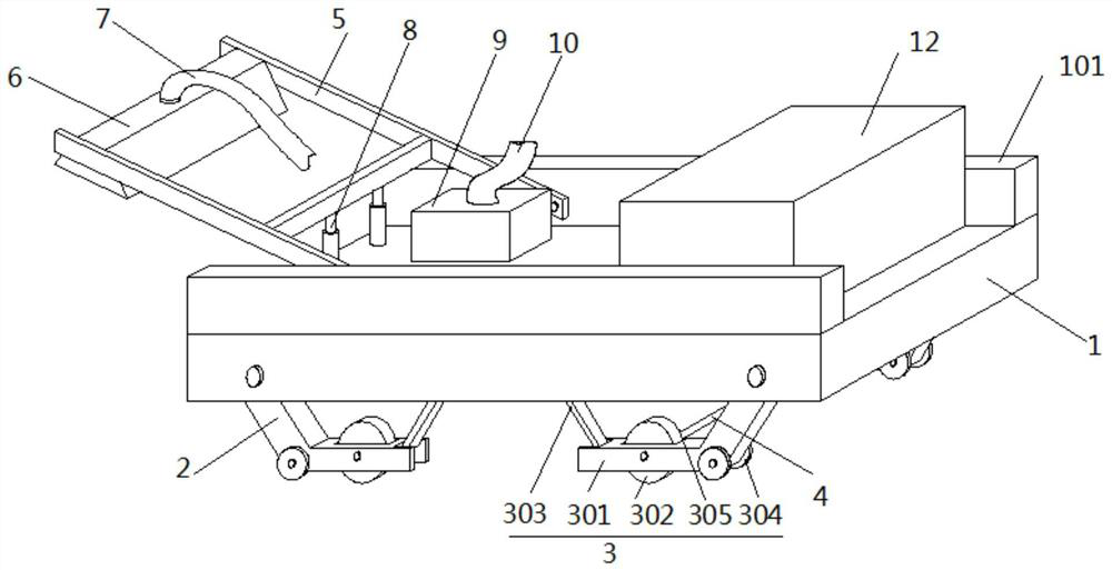 A hull derusting and painting equipment