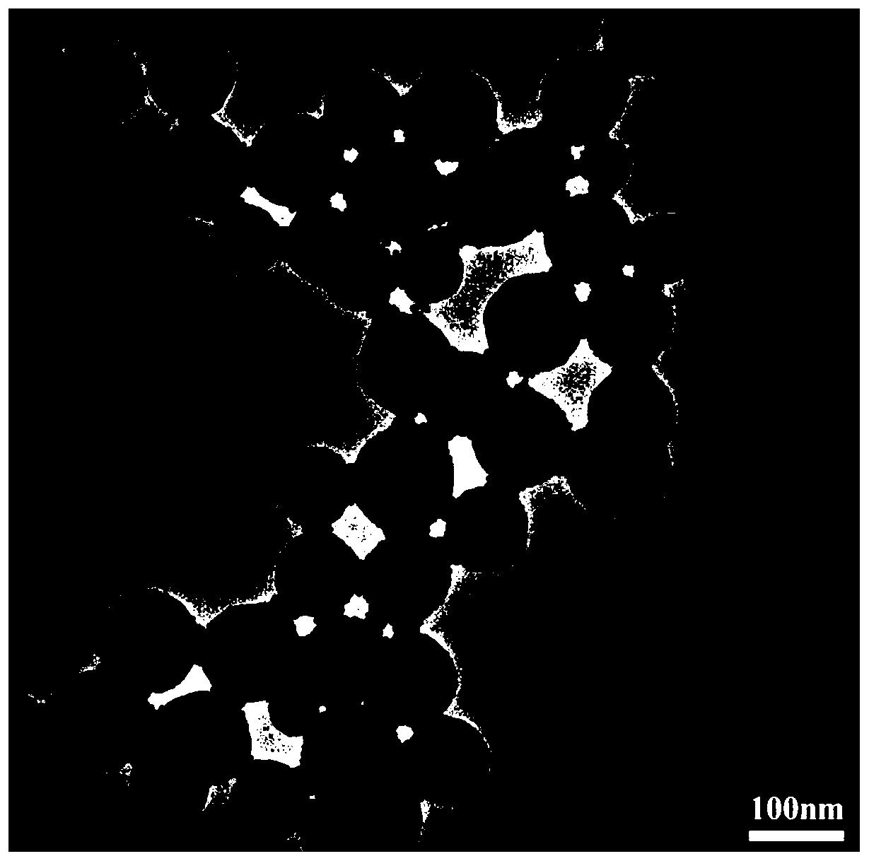 Method for simultaneously loading zif-8 nanospheres with AuNPs and Fe3O4NPs