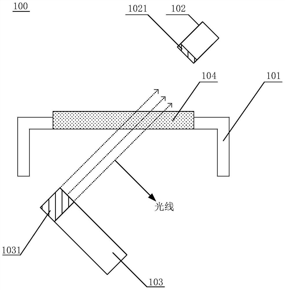 A method and device for detecting die-cutting quality of transparent printed matter