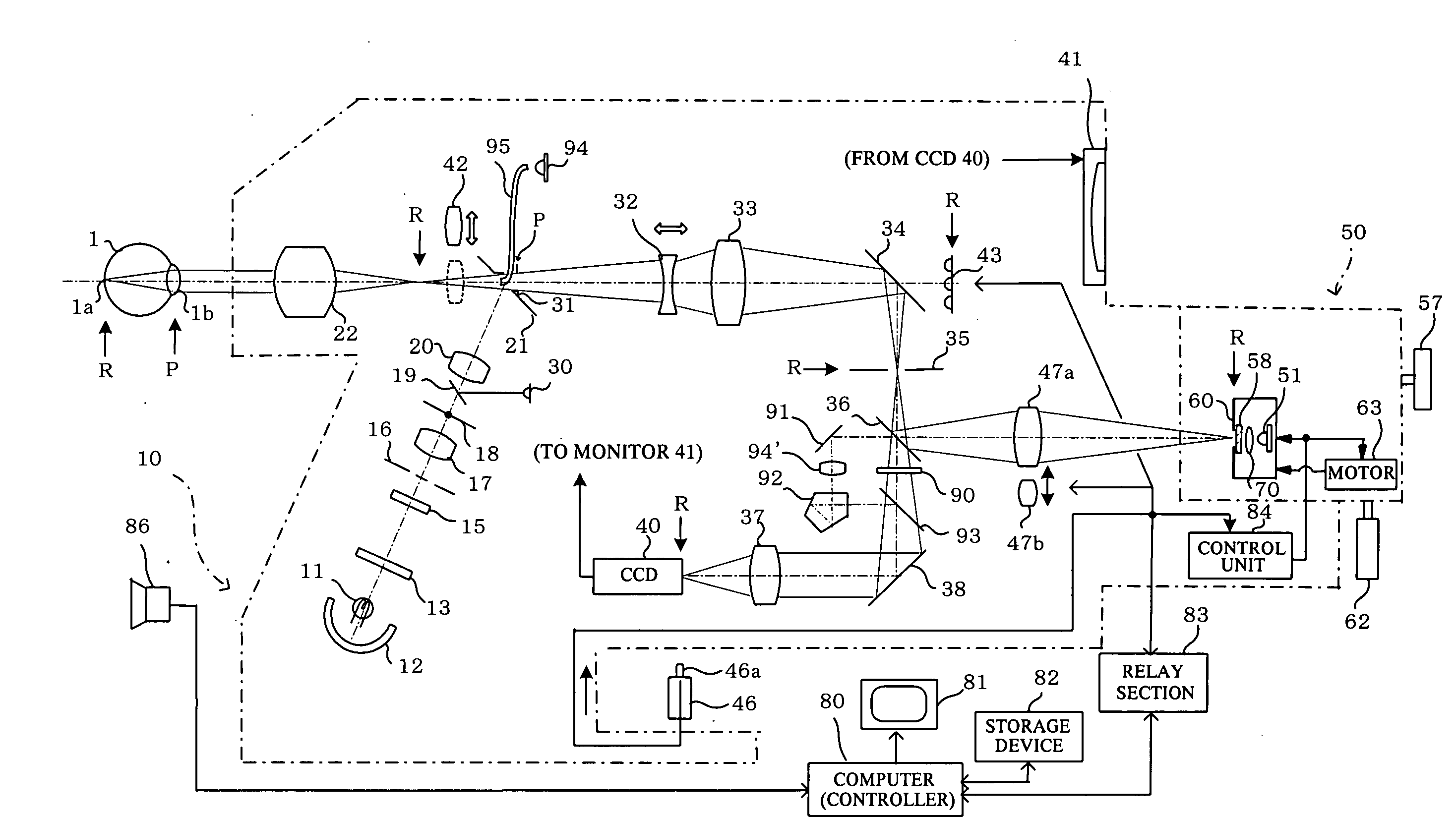 Ocular light stimulus apparatus