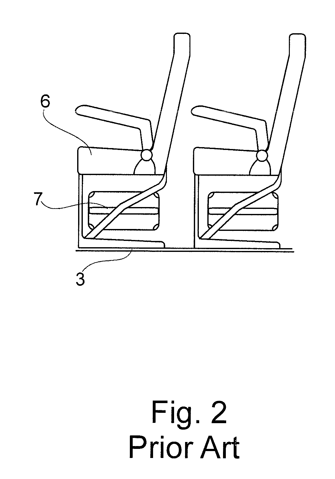 Under-floor system for an aircraft