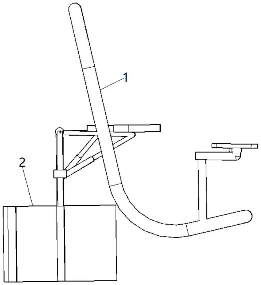 Unmanned aerial vehicle control load reducing device