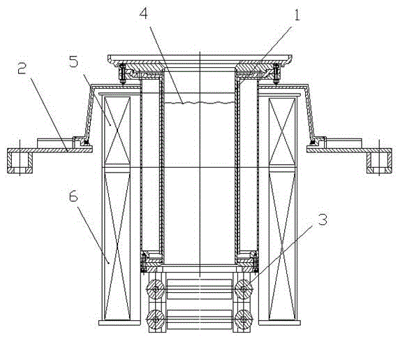 Multi-zone electromagnetic stirring device and method for continuous casting machine crystallizer