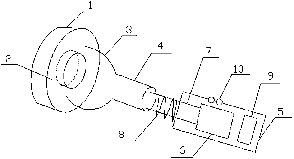 Manual chamfering device of magnetic ring