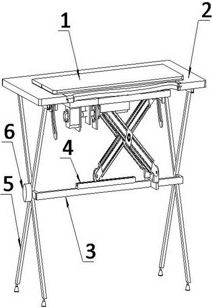 Automatic lifting angle-adjustable type double-sided table controlled based on sensor and operating method thereof