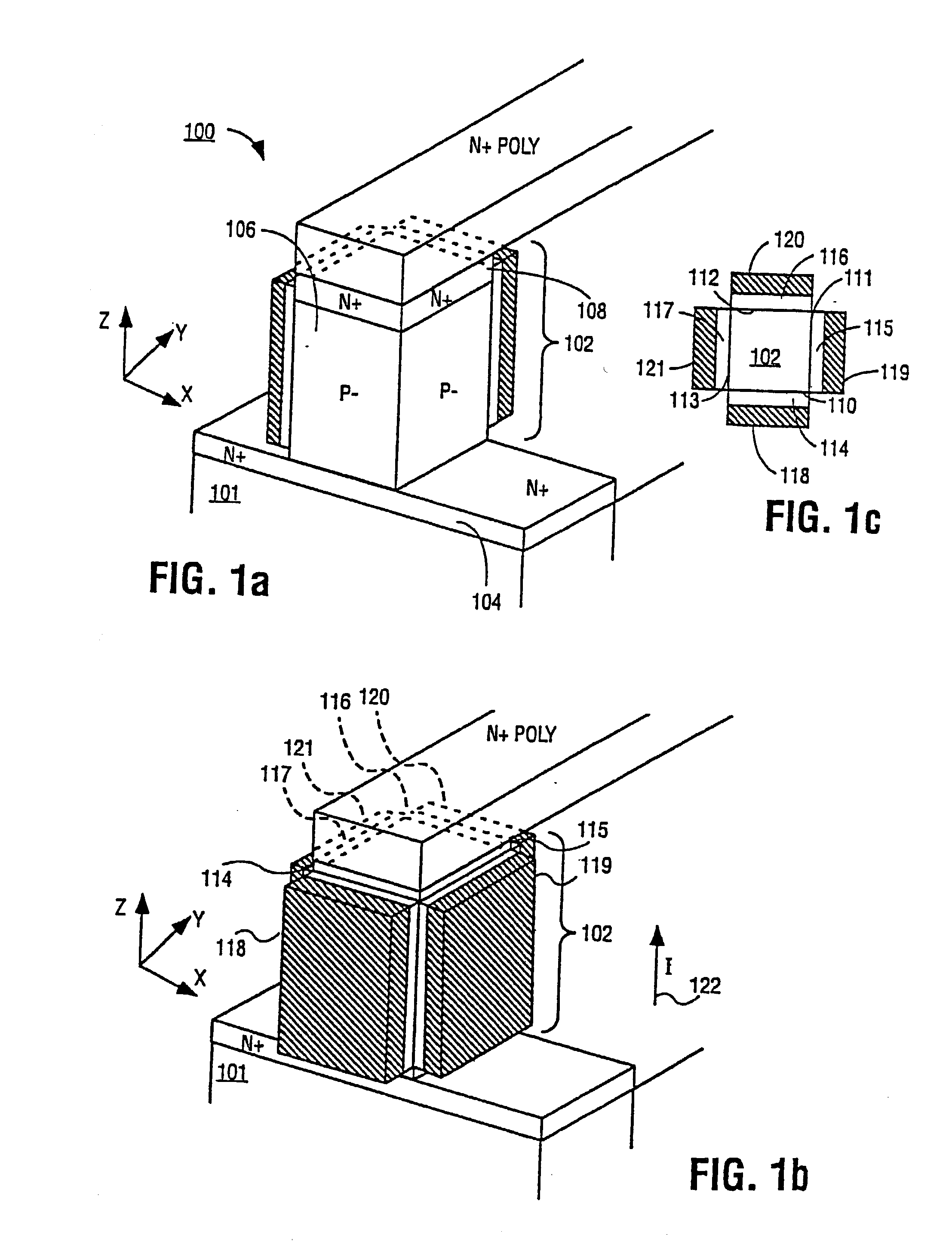 Multigate semiconductor device with vertical channel current and method of fabrication