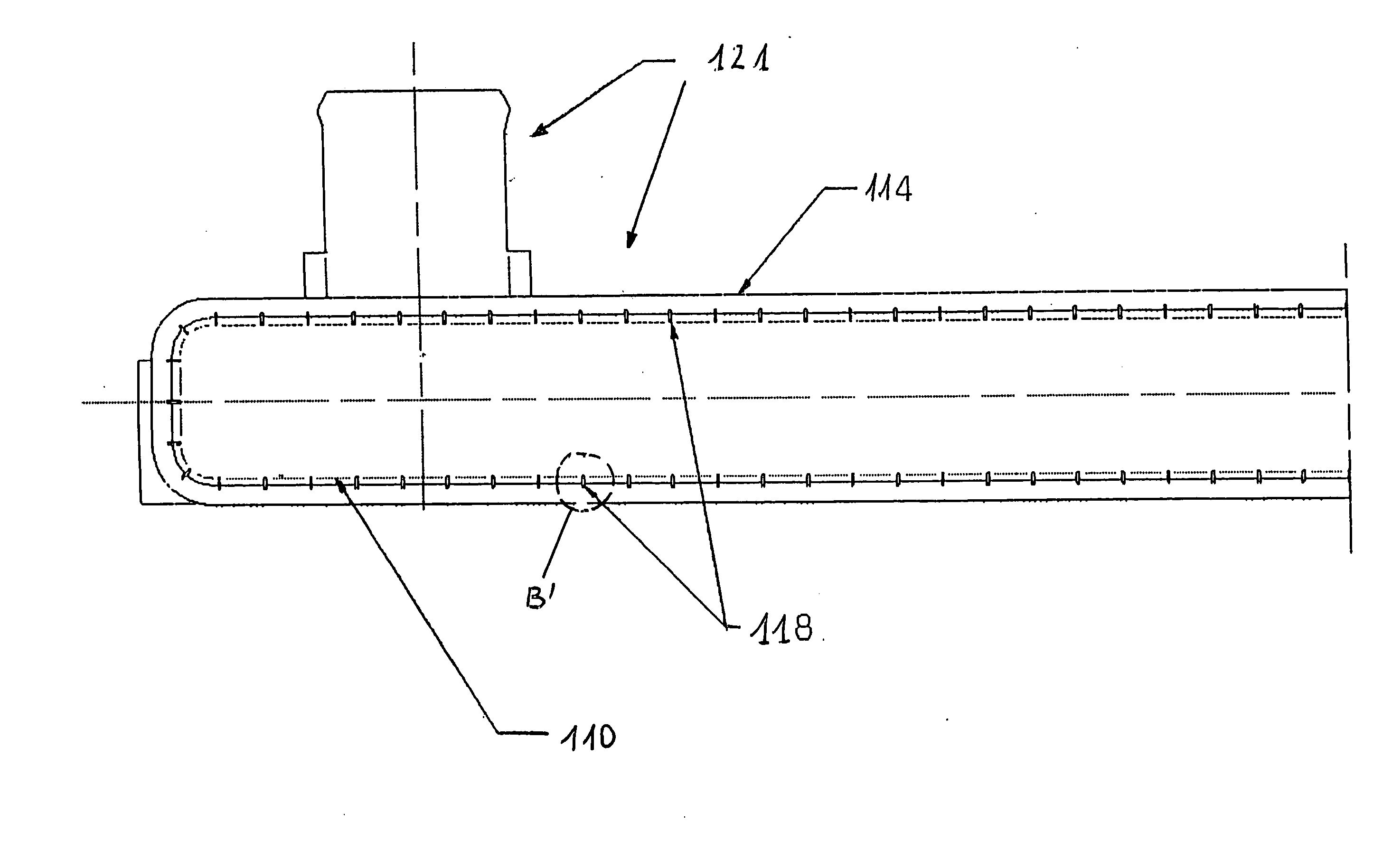 Detection system for localizing defective seals in heat exchangers