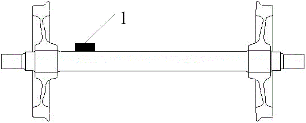 Continuous measuring method for instrumented wheelset