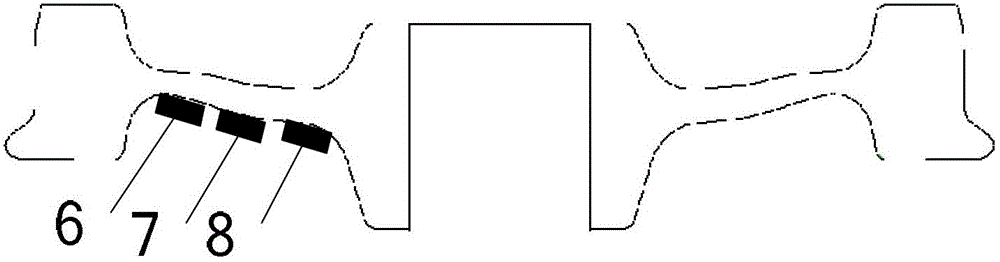 Continuous measuring method for instrumented wheelset