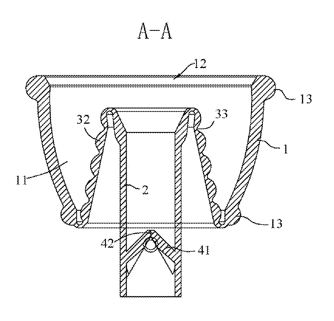 Folding menstrual cup