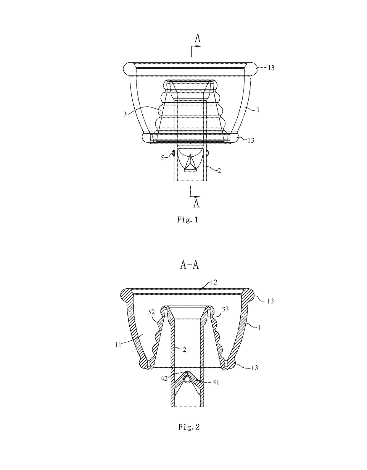 Folding menstrual cup