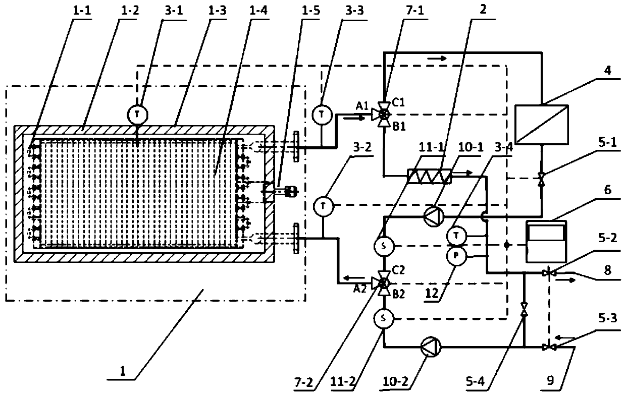 A distributed high-efficiency energy-saving phase change heat storage system