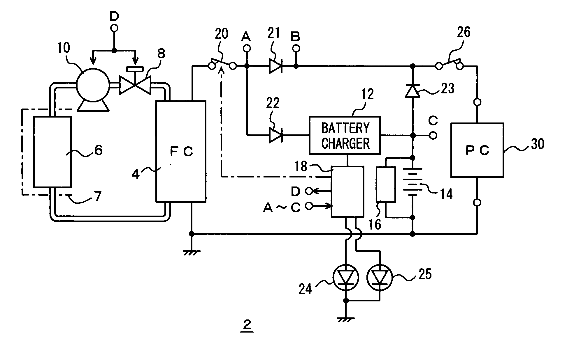 Fuel cell system and method for detecting running out of fuel in fuel cell