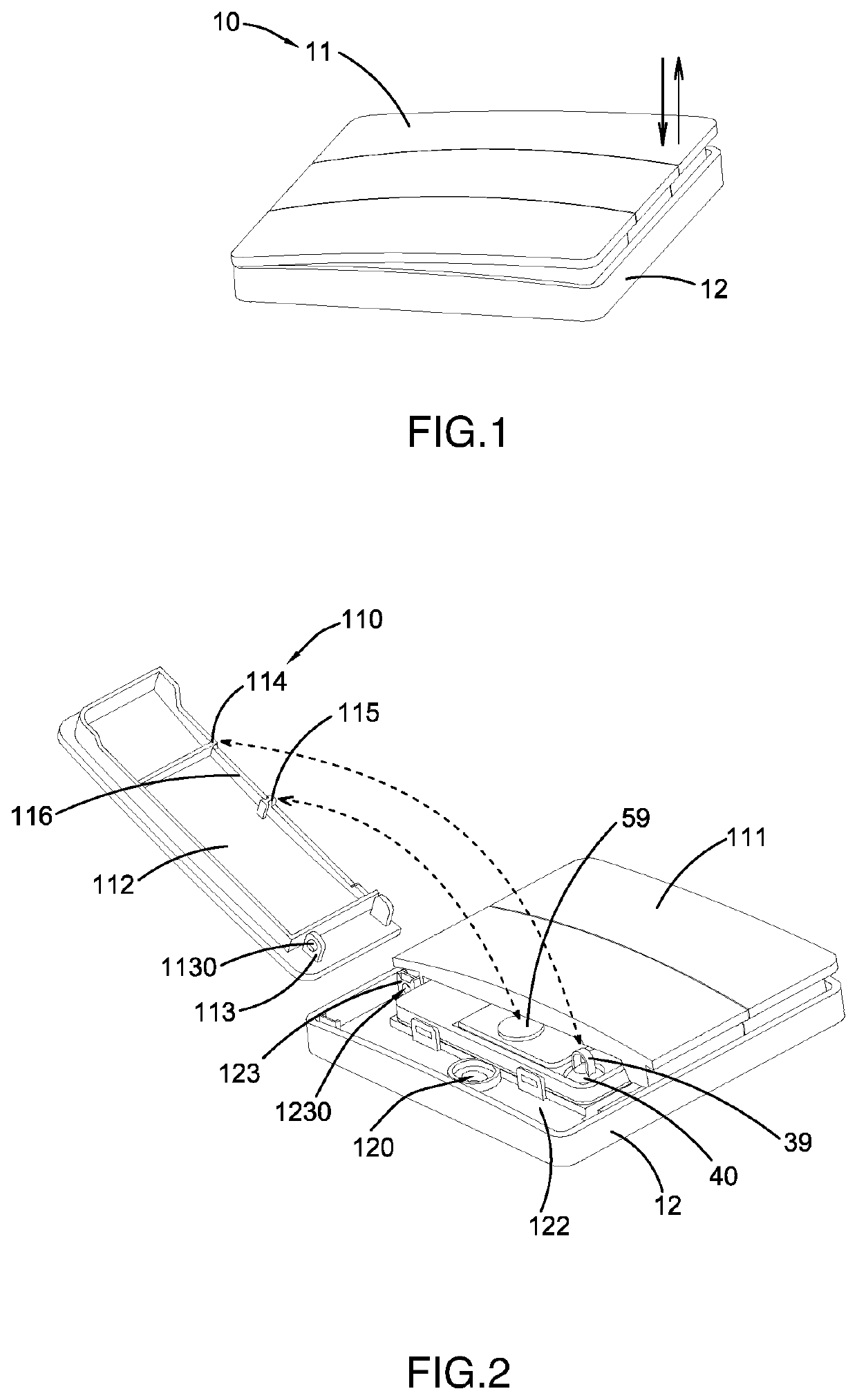 Passive Rebound Switch Having Variable Number of Buttons