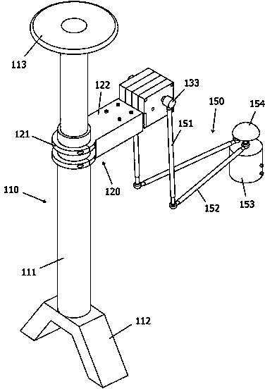 Automated automobile driving device