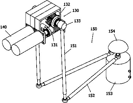 Automated automobile driving device