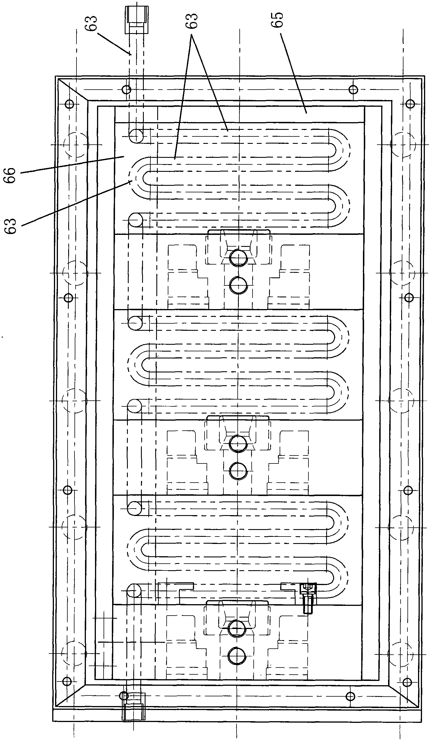 Metal wire drawing die seat device