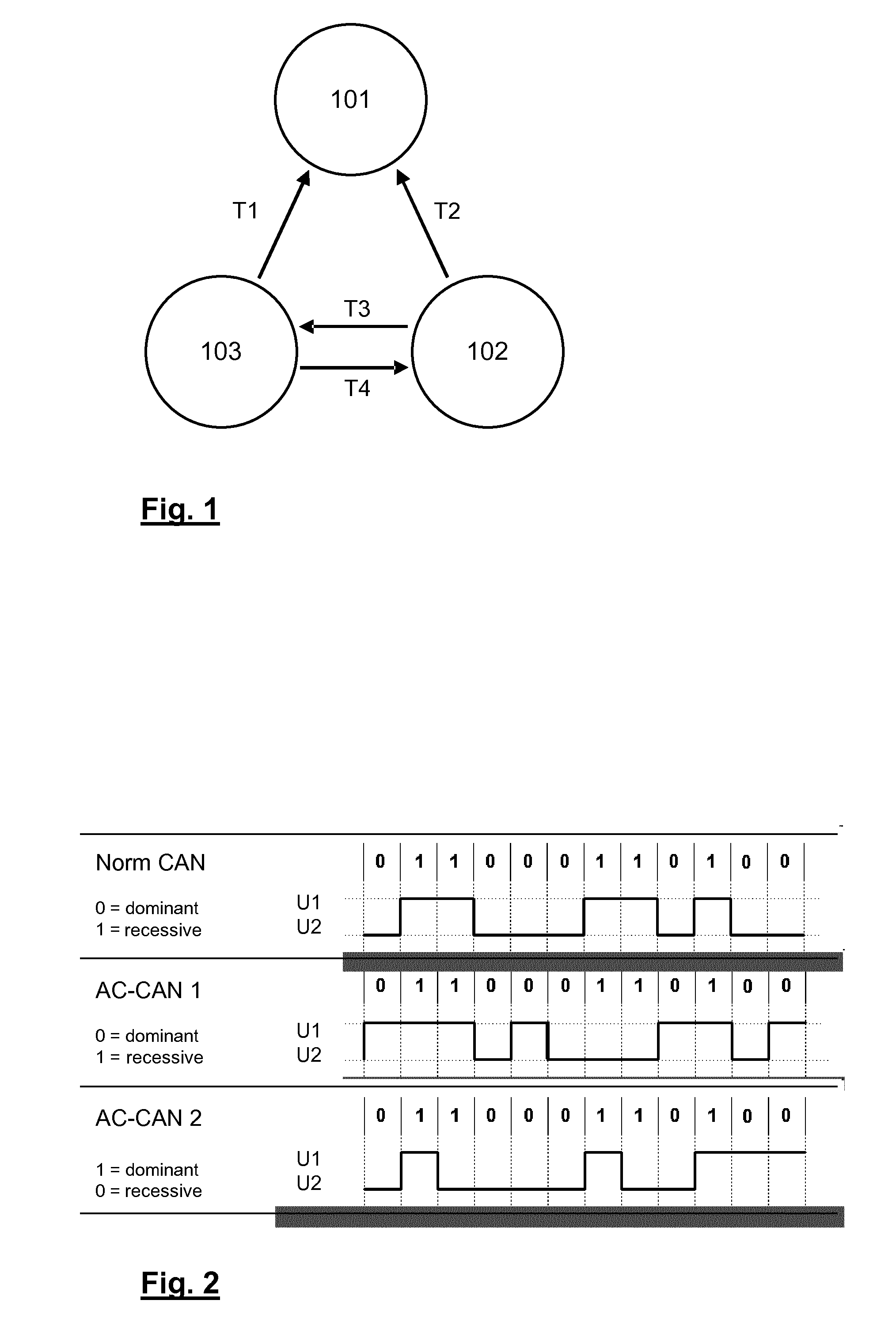 Method and device for serially transferring data, having switchable data encoding