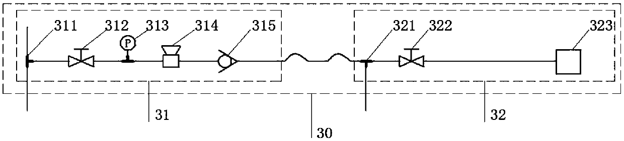 Device for sampling deep well gas-liquid fluid in ultra-low permeability stratum