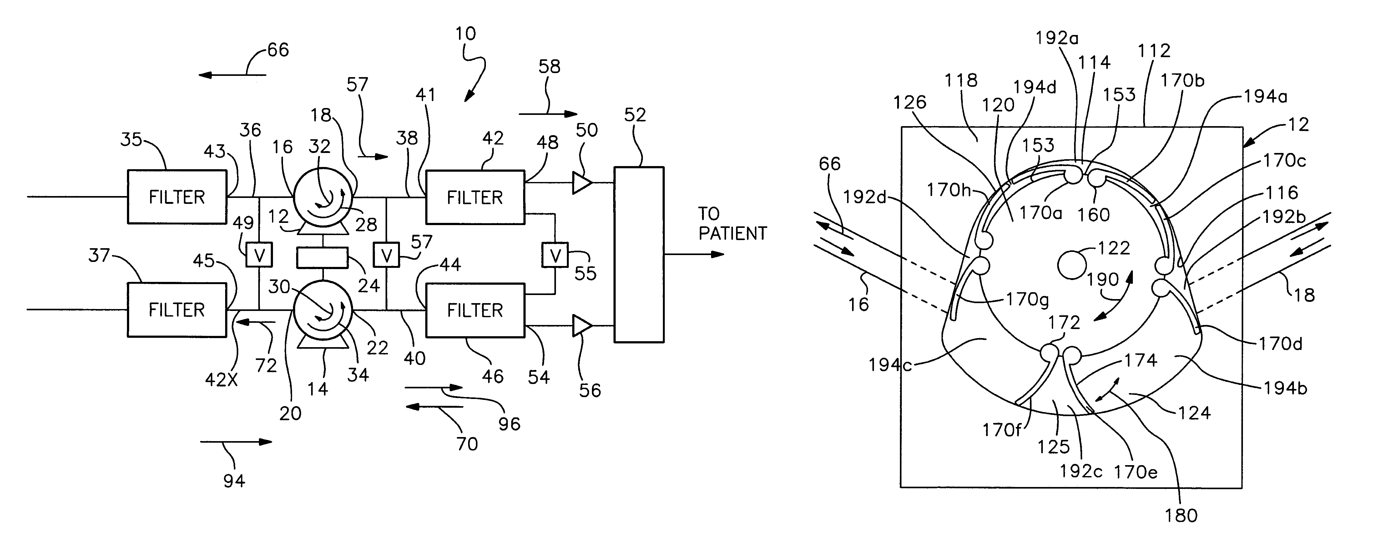 Valve-free oxygen concentrator featuring reversible compressors