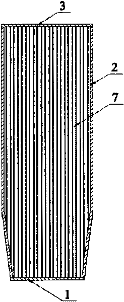 Circulating fluidized bed boiler hearth with grand-cross penetrating middle wall structure