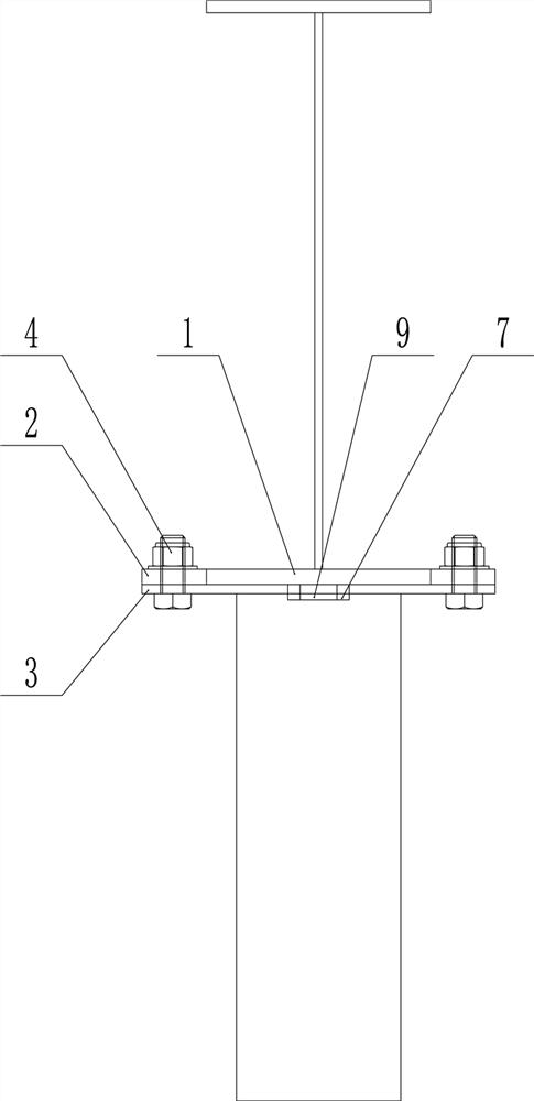 Reinforcing and limiting structure and method for detachable suspension of trailer