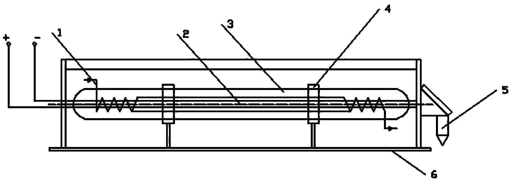 Device for ignition and combustion of primary boron product with high energy density laser