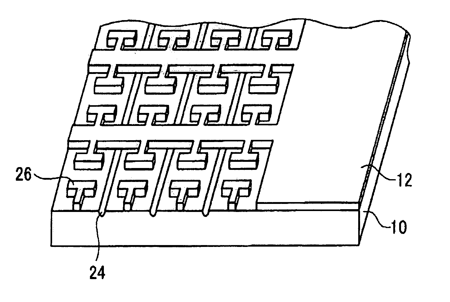 Glass substrate having circuit pattern and process for producing the same