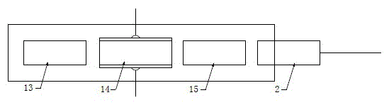 Low-voltage transmission-type pulse width-adjustable optical-fiber online electro-optical Q switch