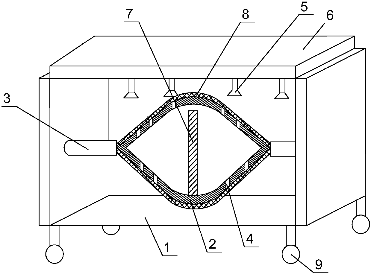 Organic-fertilizer storage equipment capable of improving storage capacity,