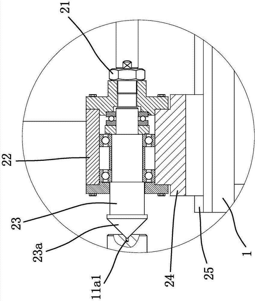 Automatic clamping pulley inspection machine