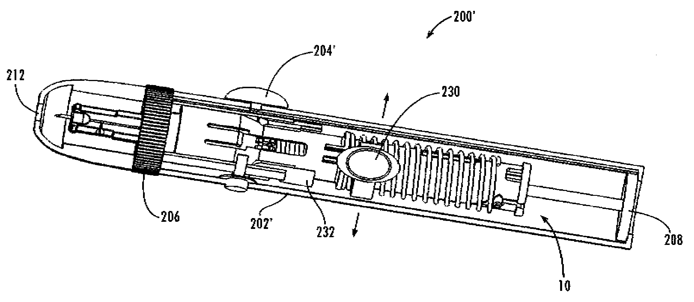 Lancing device with independent drive core