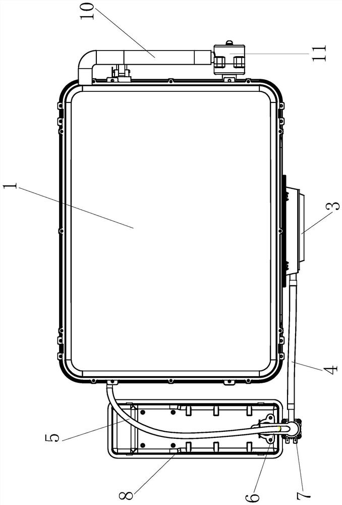 Integrated cooker steam box capable of circularly pressurizing and injecting water and operation method thereof