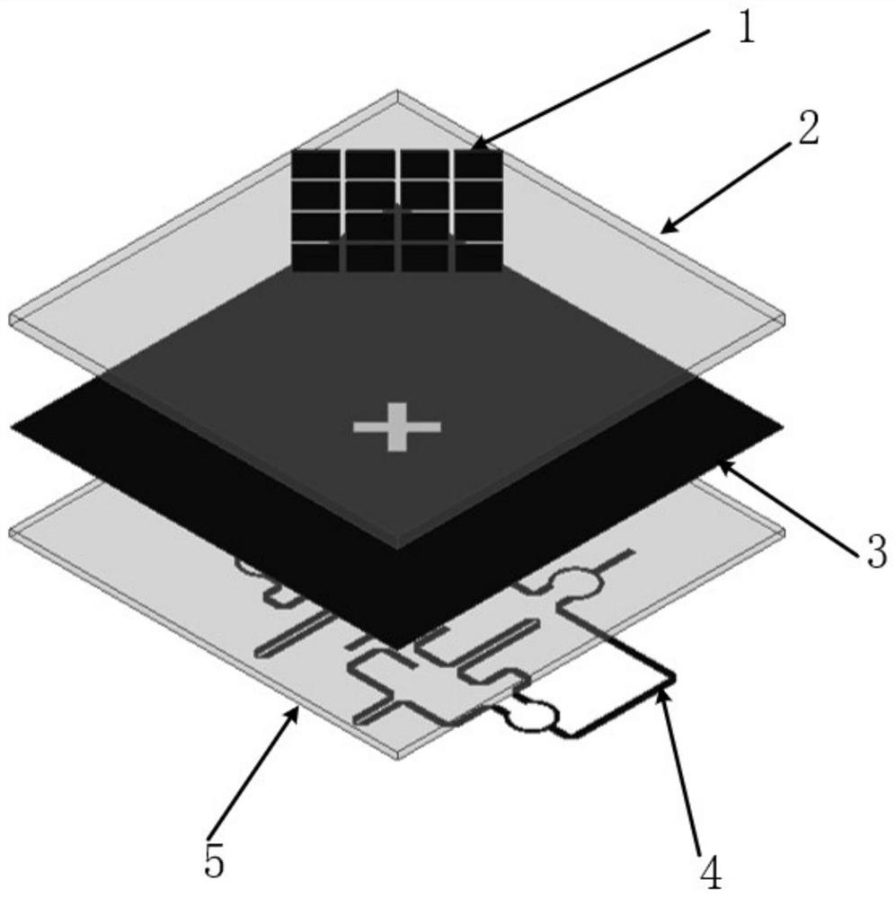 Ultra-wideband circularly polarized metasurface antenna based on novel hybrid feed network