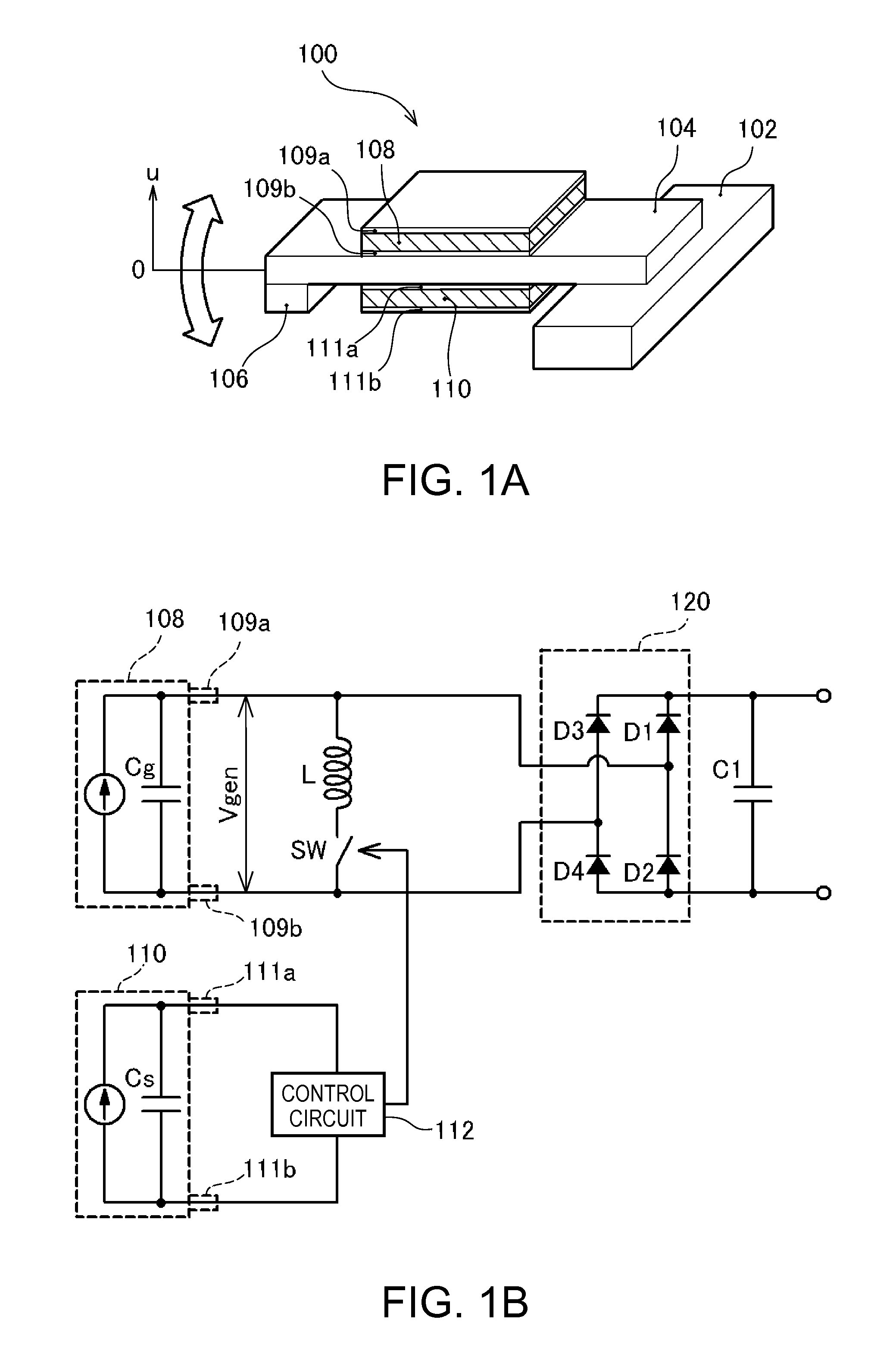 Power generating device, electronic apparatus, and transportation apparatus