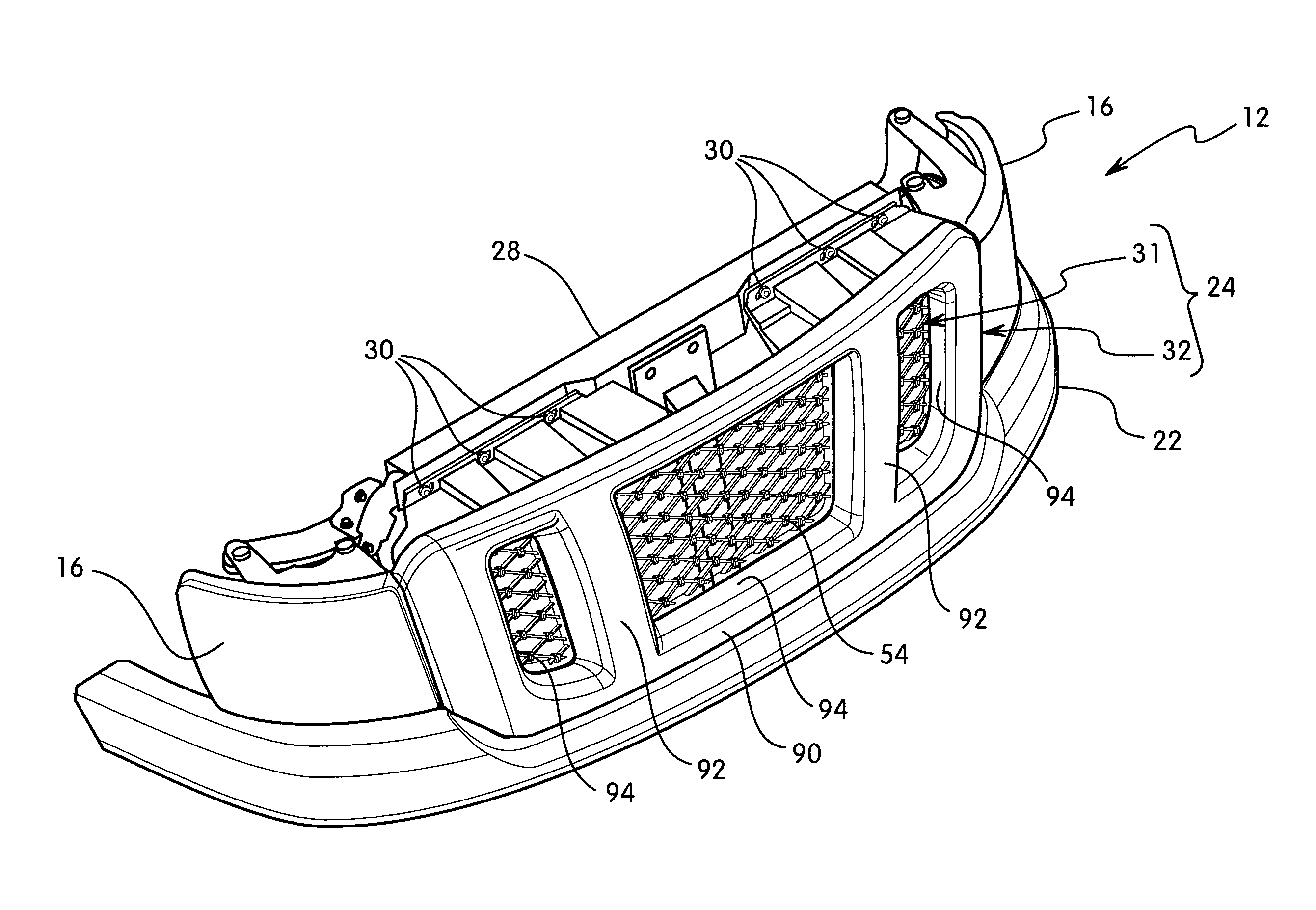 Vehicle end structure