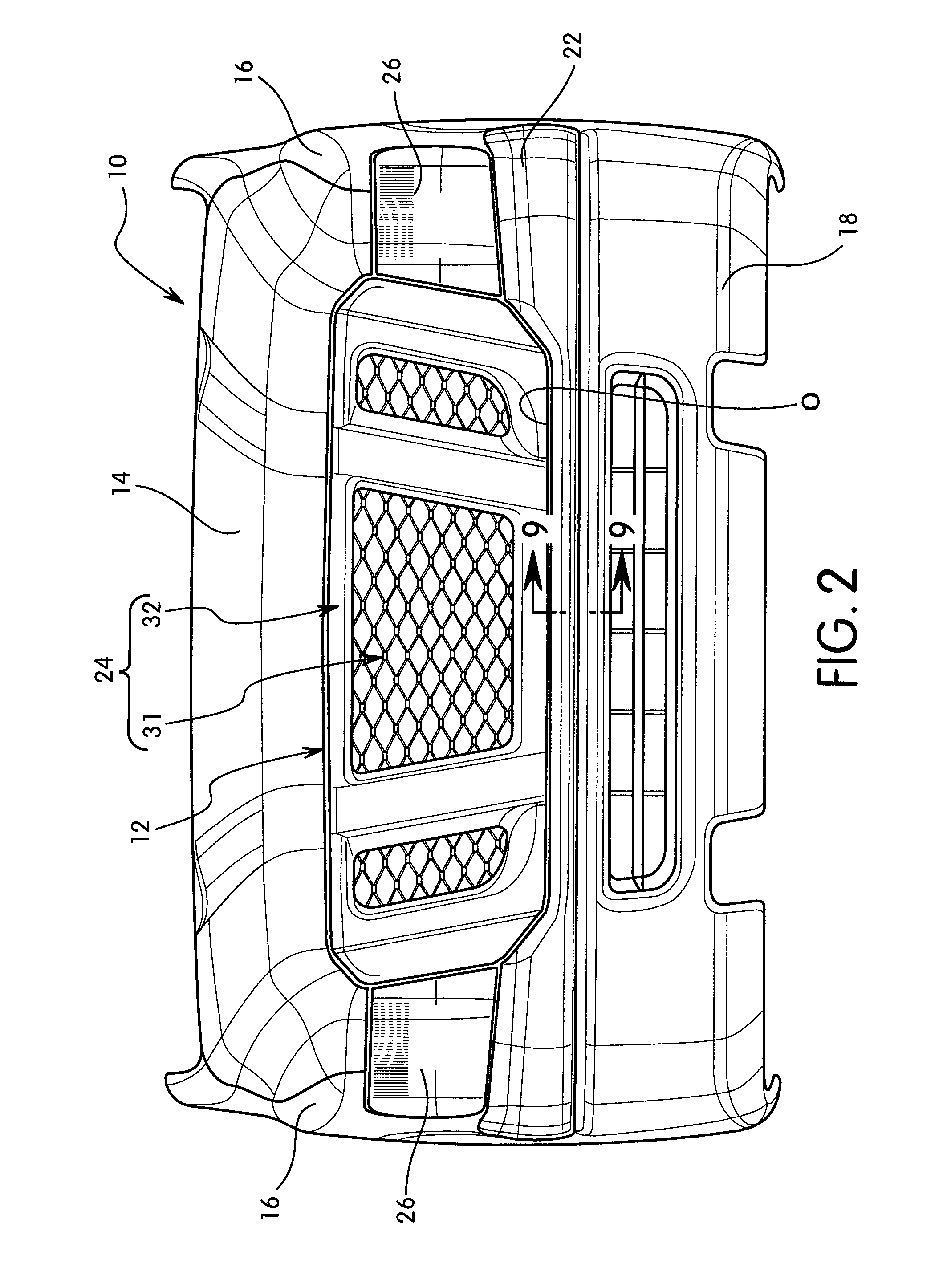 Vehicle end structure