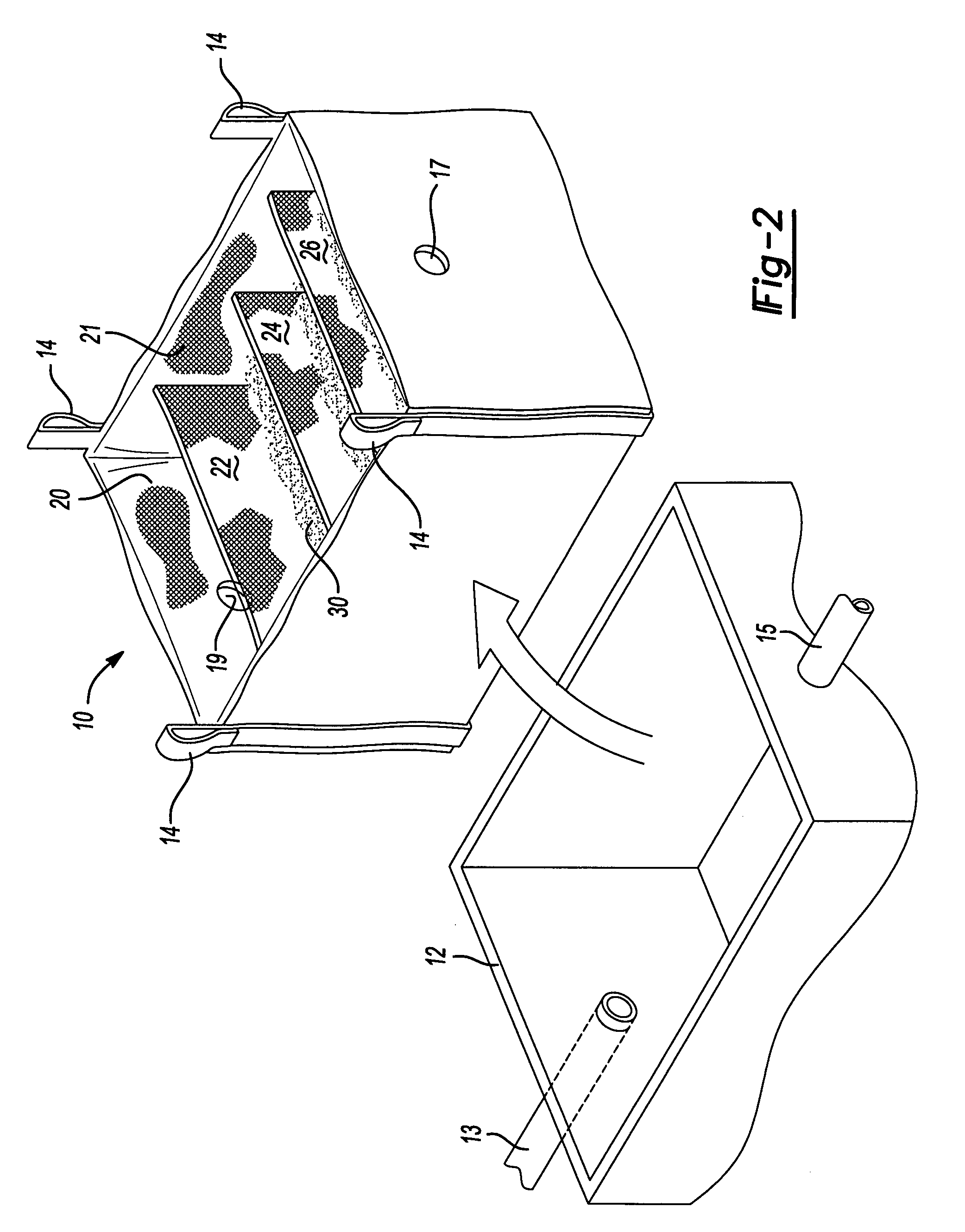 Disposable weir liner