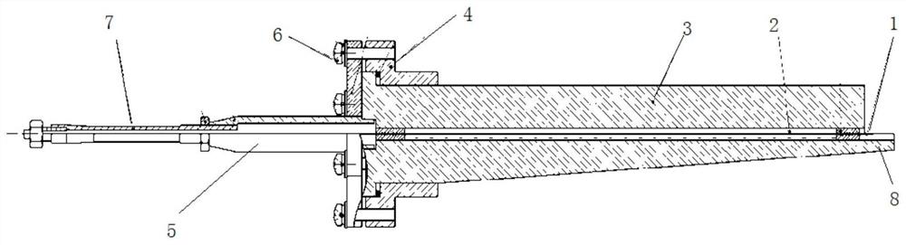 A kind of sapphire temperature sensor and its manufacturing method and temperature measuring system