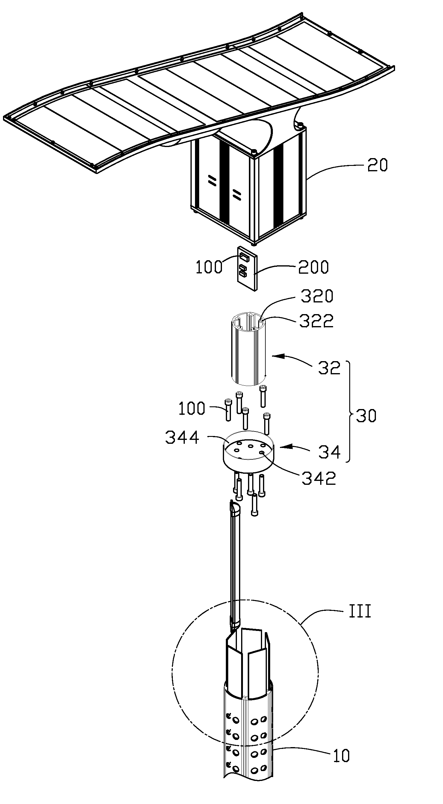 LED lamp assembly