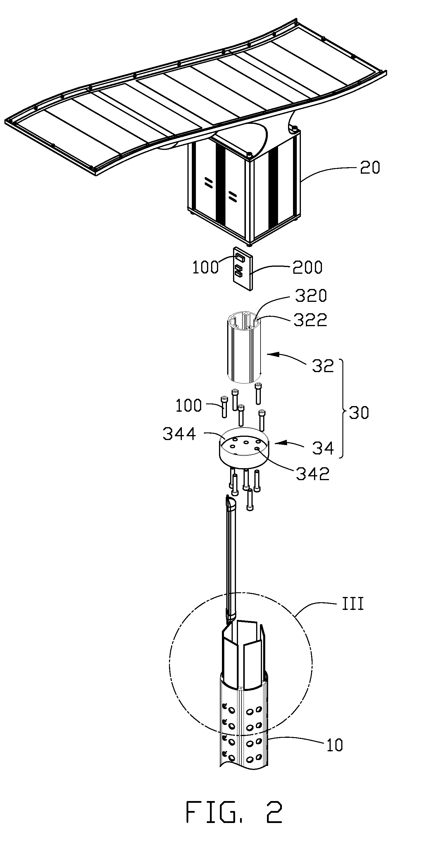 LED lamp assembly