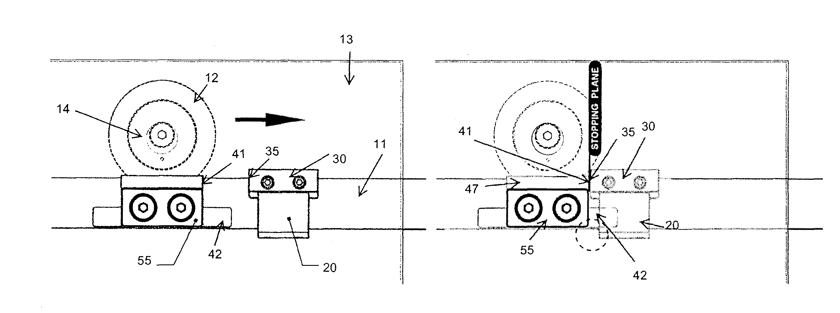 Sliding door stopper system