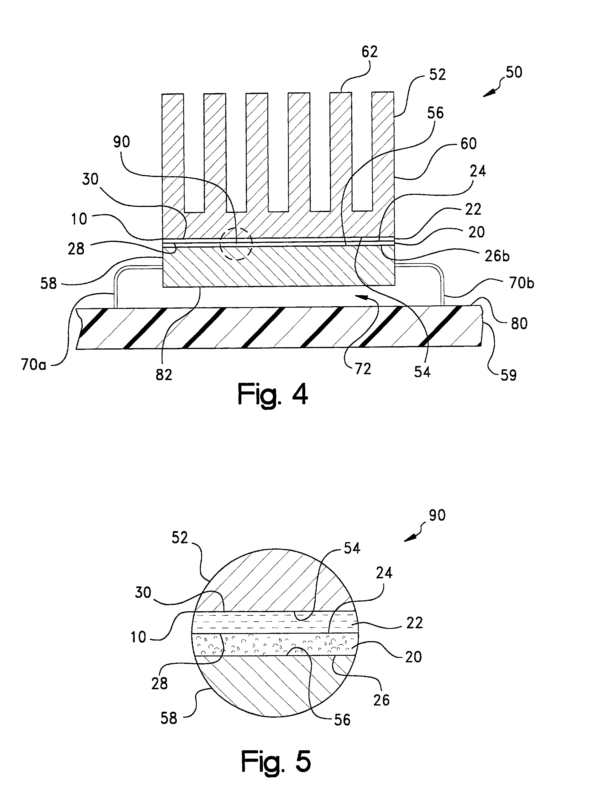 Clean release, phase change thermal interface